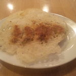 Hanashinobu - 羽付き手作り餃子（五個）４００円