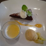 三輪亭 - デザート盛り合わせ