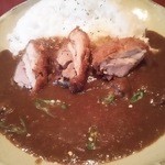 カレーとお酒のお店。プコ家 - プコカレーばらカツ大盛1350円