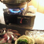 原始炭焼 いろり家 東銀座店 - 感動したイカしゃぶ