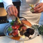 The 33 Tea＆Bar Terrace - ジュエルバーガーに金粉をトッピング