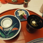 旅亭半水廬 - 御飯　留椀　香の物　