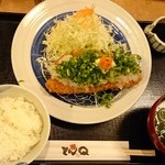 とんＱ - 赤城豚ねぎおろしかつ定食…税込1566円