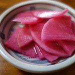 赤れんが - 大根の甘酢漬け、美味い