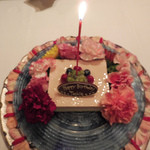 モナリザ - 誕生日のお祝いデザート