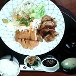 Oshoku Jidokoro Toichi - 豚とん定食780円 