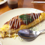 Hiroshima Okonomiyaki Kare Taku - チーズオムレツ（380円）