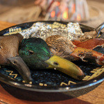 柳家 - 2016年1月再訪：左から尾長鴨雄 真鴨雄雌 小鴨雄雌☆