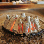 柳家 - 2016年1月再訪：真鴨鍋を迎えるその時まで静かに待つ炭☆