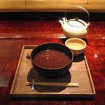 茶菓円山 - 善哉と柳桜園のほうじ茶(2016.01)