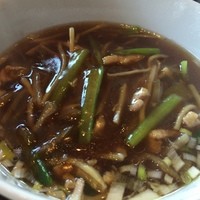 御膳房 銀座店 - 高菜と豚細切りつゆそば