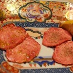 西麻布けんしろう - 2016年1月訪問　スノーエイジング　タン食べ比べ