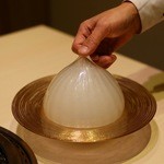 西麻布けんしろう - 2016年1月訪問　けんしろう焼き　ふたを取ると・・・