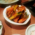 焼肉 グルマンズいとう - 2016/1  しめさばとエゴマの辛和え