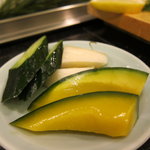 寿司田 - かぼちゃの浅漬け