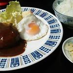 豊八 - 2015/12 再×4　友達と一緒ハンバーグ定食500円