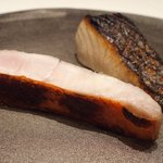 アビス - ランチコース 5100円 の静岡県下田金目鯛、山口県萩サワラ