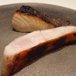 アビス - ランチコース 5100円 の静岡県下田金目鯛、山口県萩サワラ