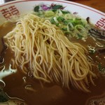 二代目九州雄 - 低加水のストレート細麺