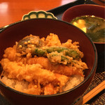 青山　椿 - ランチ 天丼 900円