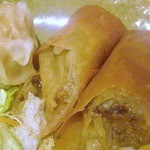 亭久五 - 熱々のハルマキ。巨大シューマイ