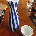 いか本家 - 地酒 太閤の熱燗　400円(税別)