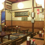 てっぽう - 昔ながらの落ち着いた店内の雰囲気になっております。