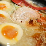 百戦麺磨　鬼武者 - 玉子、ニク