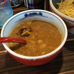 中華そば 螢 - ■つけそば（赤） 2016.1.8