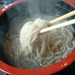 そば処幸山 - 釜揚げそばはこんな感じ