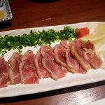 雑魚屋 - 知覧鶏のたたき：680円