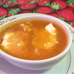 テリーヌ食堂 - スープ。パンプキンと生クリーム