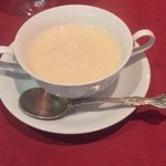 ビストロ・プティポワ - エリンギスープ