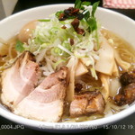 ら～めん　晴々 - 焦がしネギラーメン 2015.10