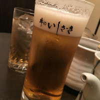 牛のいしざき - 生ビール、梅酒ソーダ