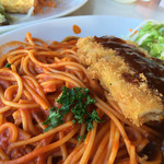 マルカンデパート大食堂 - ナポリかつ660円