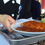 マルカンデパート大食堂 - オムハヤシ690円