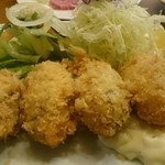 とんかつステーキ　まこと亭 - カキフライ