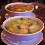 担々亭 - シャーレンタンメン（えびラーメン）とスーチンタンメン（五目ラーメン）