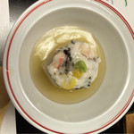 柏屋旅館 - 蒸し物：里芋の蕪（かぶら）蒸し　2015.12