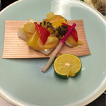 柏屋旅館 - 焼物：鱈の柚子味噌杉板焼　2015.12