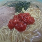 ◯つばき食堂 - 豆板醤を投入