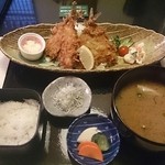 わらべ菜魚洞 - 20160116 アジフライ定食 