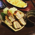 海鮮酒場とろ丸 - 茄子のつくね挟み揚げ