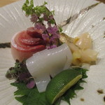 小料理 すず乃 - ブリ、ヤリイカ、つぶ貝