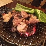 まんてん - 地鶏焼で一杯^_^