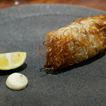 アカ - 16.1月 牡蠣、糸状海老芋揚げ