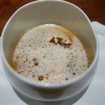 アカ - 16.1月 ふぐ白子 きのこのスープ