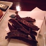 Bar anchor - (2016.01)　自家製ビーフジャーキー。