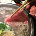 かがやき - 2016.1（２階）：仙台牛（もちろんＡ５）サシがすごい！脂がうまい！